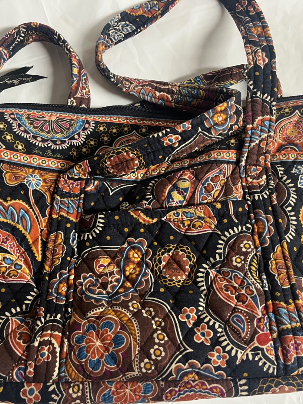 Vera Bradley Quilted “Kensington” shoulder tote